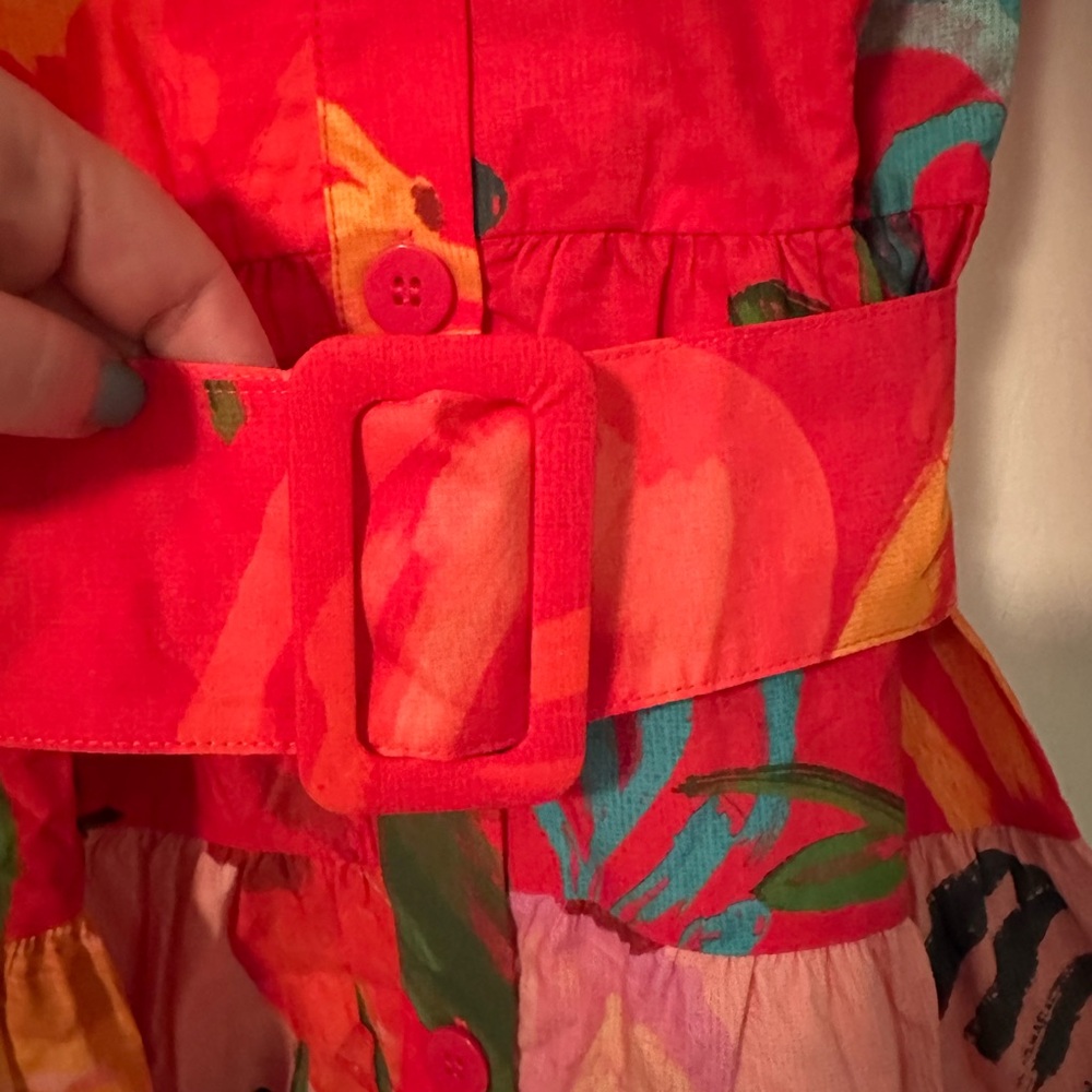 FARM Rio Mixed Fruits Ocean Mini Dress - Picture 8 of 9